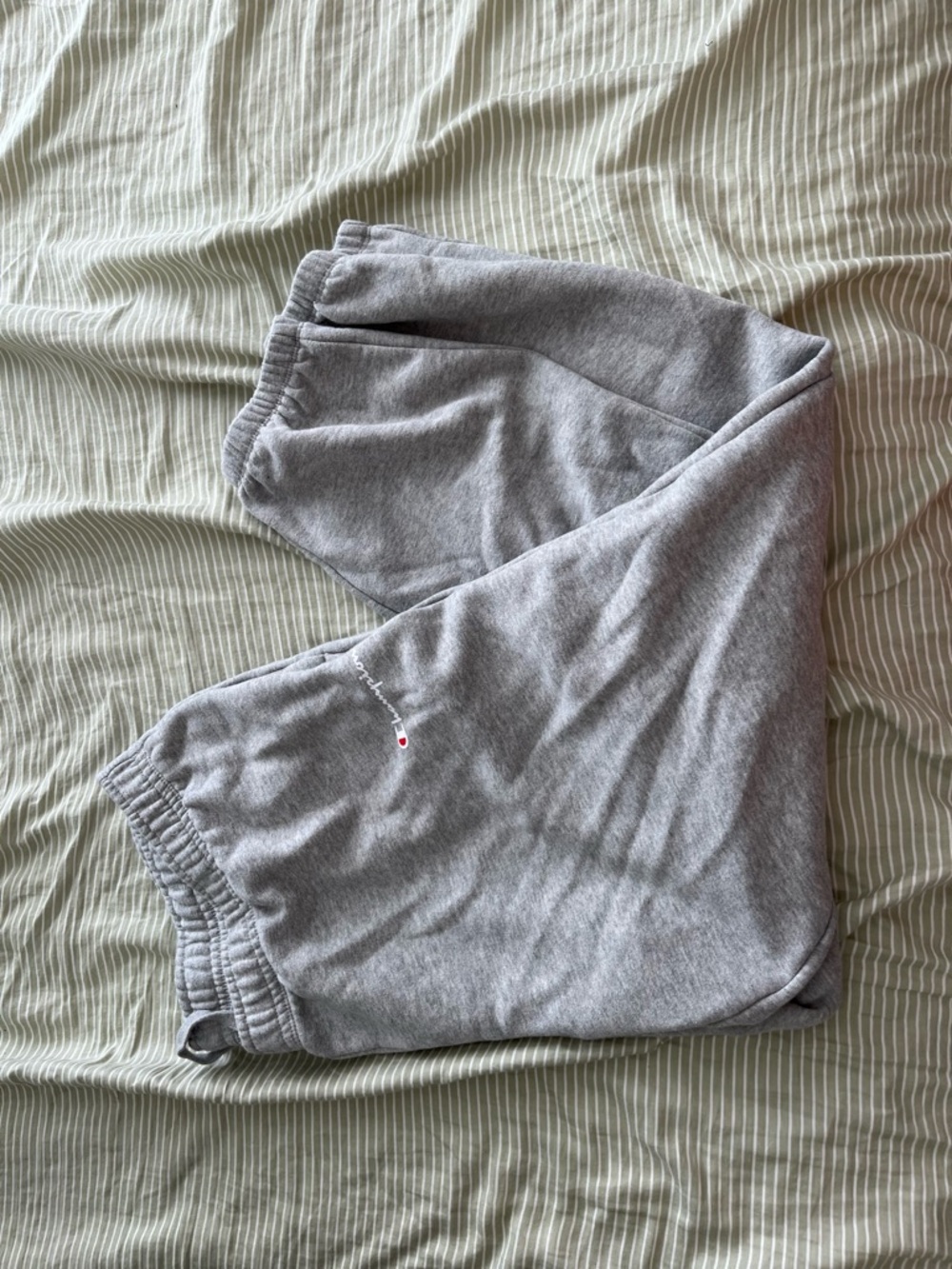 Champion Gray Sweatpants - Soft Fleece Bottoms